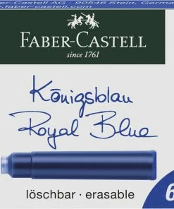 Aktion ⌛ Faber-Castell Tintenpatronen Standard Königsblau 6er ✔️