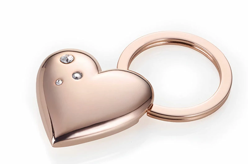 Rabatt 🎉 Troika Schlüsselanhänger Bauchiges Herz Made With Swarovski® Elements Rose-gold 👏