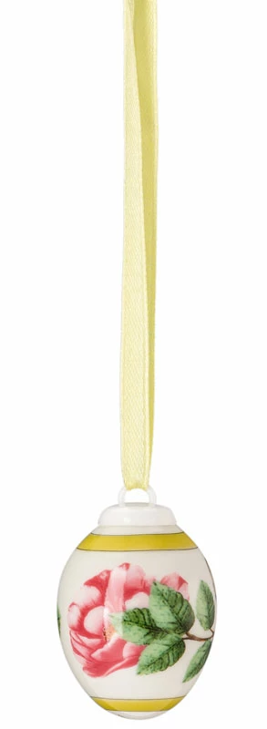 Coupon ✨ Hutschenreuther Porzellan-Mini-Ei Frühlingswiese Heckenrose - Pink 🧨