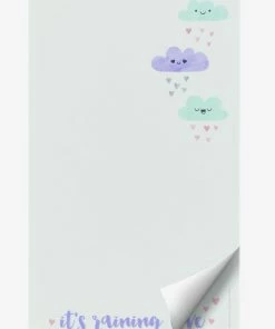 Bester Verkauf ✔️ Legami Schreibblock 19x11cm Paper Thoughts Raining Love 🥰