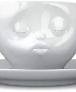 Bestes Angebot 😍 Fiftyeight Products Kaffee Tasse Küssend Weiß ❤️