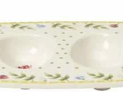 Neu ⭐ Villeroy & Boch Villeroy & Boch Spring Awakening Ei-Boot Hahn & Henne 31X12 Cm 🧨