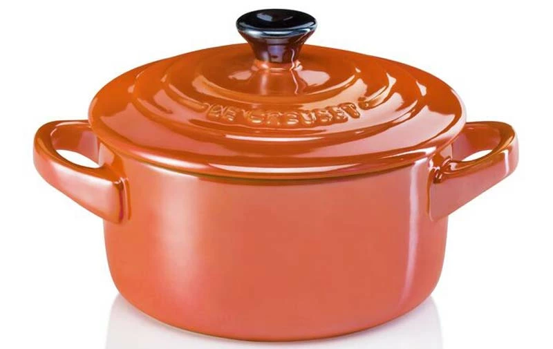 Auslauf ✨ Le Creuset Mini Cocotte Metallics Ofenrot ⌛