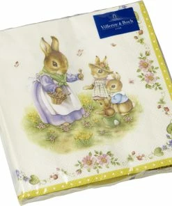 Schlussverkauf ✔️ Villeroy & Boch Villeroy & Boch Lunch Serviette Familie 33x33cm ✔️