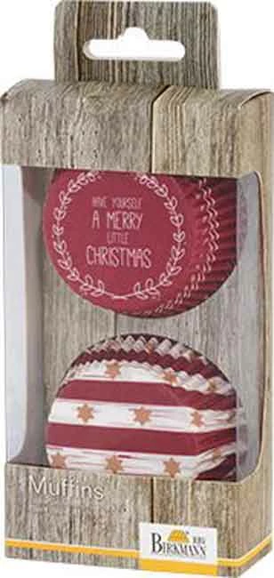 Bestpreis 🛒 RBV Birkmann Birkmann Papierförmchen Little 🎄 Christmas Rot Stern Ø 7 Cm 48 Stk. 😀