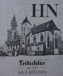 Neu 🌟 Tritschler Ross Geschirrtuch 50x70 Cm Motiv Heilbronn 🌟