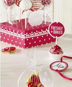 Auslauf 😀 RBV Birkmann Birkmann Mini Geschenkbeutel Cakecouture 24tlg. 8 Beutel 7,5 Cmx14,5 Cm 8 Satinbänder 8aufkleber ⌛