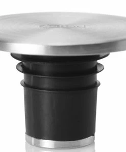 Großhandel 💯 AdHoc Flaschenverschluss Champ Edelstahl/Silikon Ø 4,5 Cm, H 3 Cm 🎁
