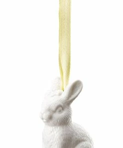 Großhandel 🛒 Hutschenreuther Hase Sitzend Osteranhänger Weiss 🧨