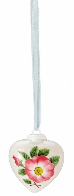 Großhandel ⭐ Hutschenreuther Porzellan-Mini-Herz Frühlingsgrüsse Heckenrose - Pink 🎁