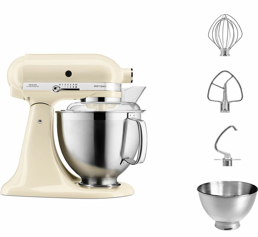 Großhandel 🤩 KitchenAid Artisan Küchenmaschine Crème 4,8 L 5KSM185PSEAC ⭐ - Image 2