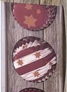 Bester Verkauf 🛒 RBV Birkmann Birkmann Mini-Papierförmchen Little ❄ Christmas Rot Stern Ø 4,5 Cm 72 Stk. 🧨