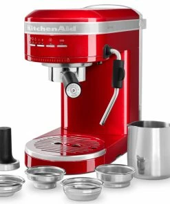 Am billigsten ❤️ KitchenAid Espressomaschine Halbautomatisch Artisan Liebesapfelrot 😀