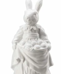 Coupon 🔥 Hutschenreuther Hasenfrau Mit Eiern Hasenfiguren Weiss ✔️